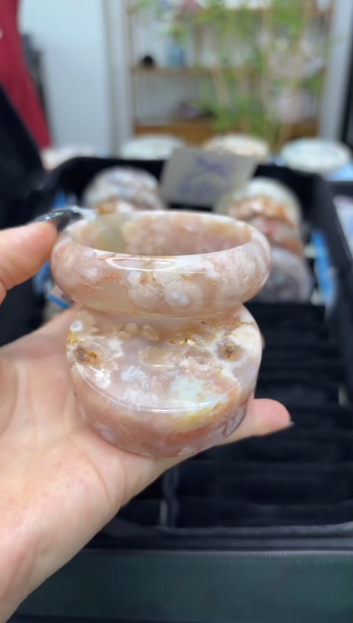 石英质玉手镯未镶嵌C685(60圈赠送镯心)