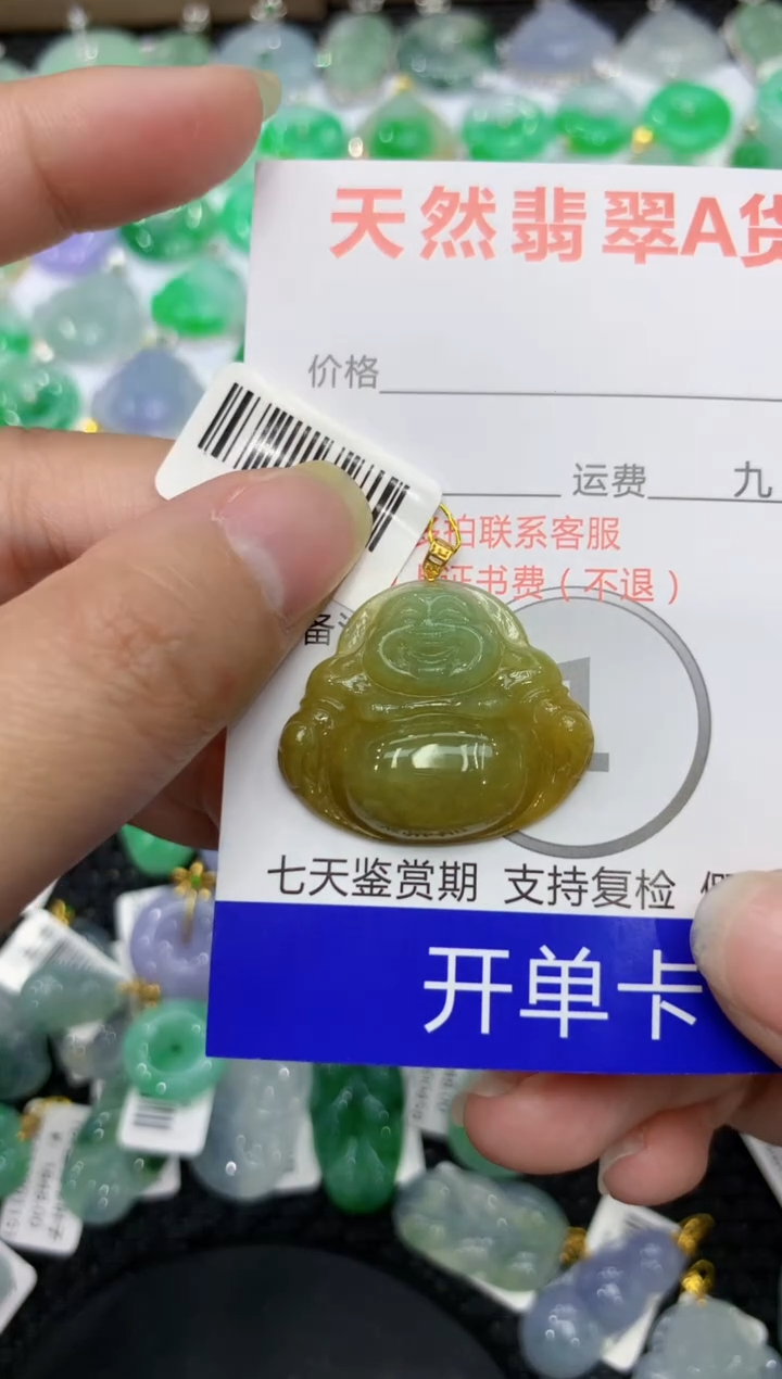 【闪购商品】翡翠颈饰18K金镶嵌111111111111