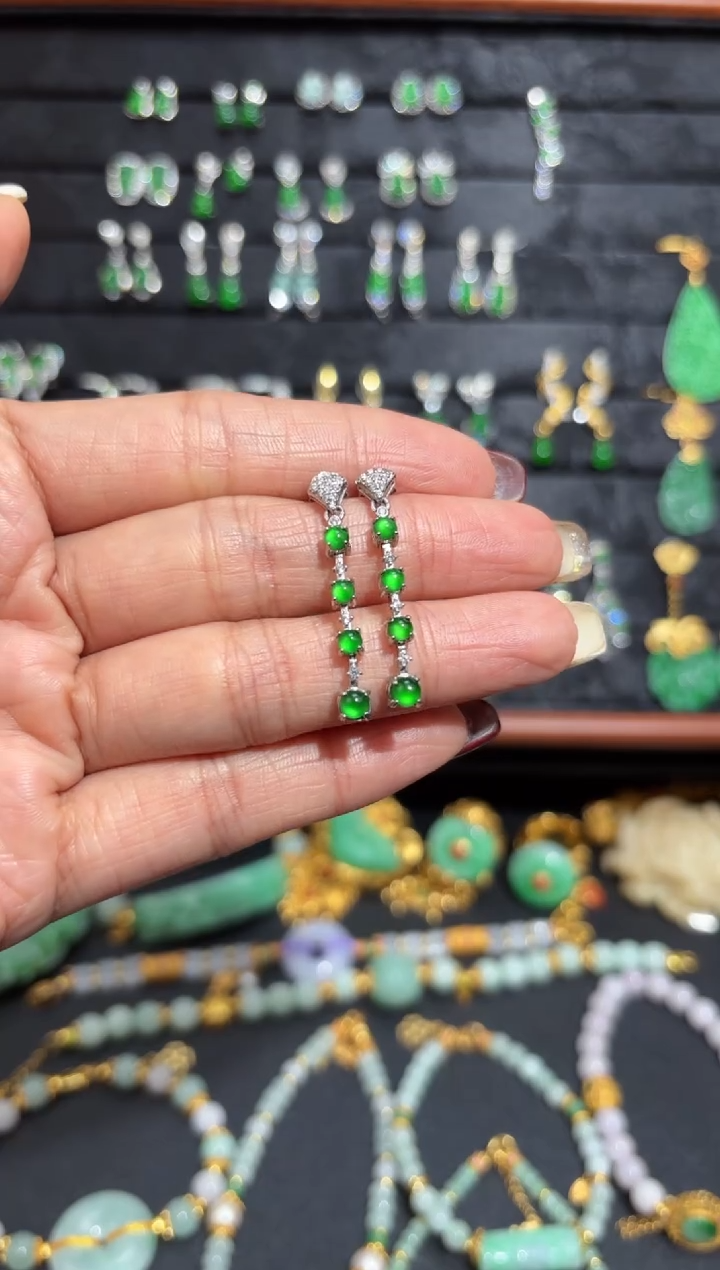 【闪购商品】翡翠颈饰银S925镶嵌蛋面/支持复检/一件