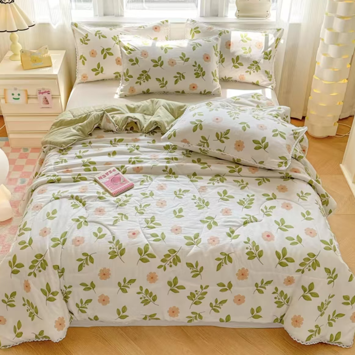 【宠粉浮力】超柔宠粉水洗棉夏被清仓 不挑色 2.0m--