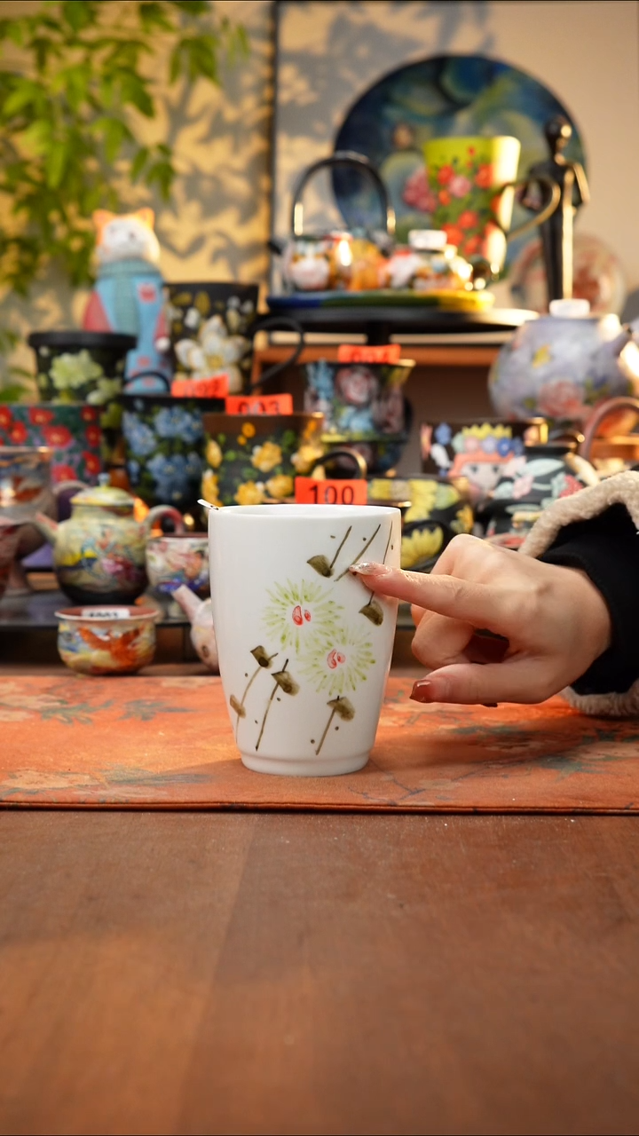 瓷片景德镇手工手绘920