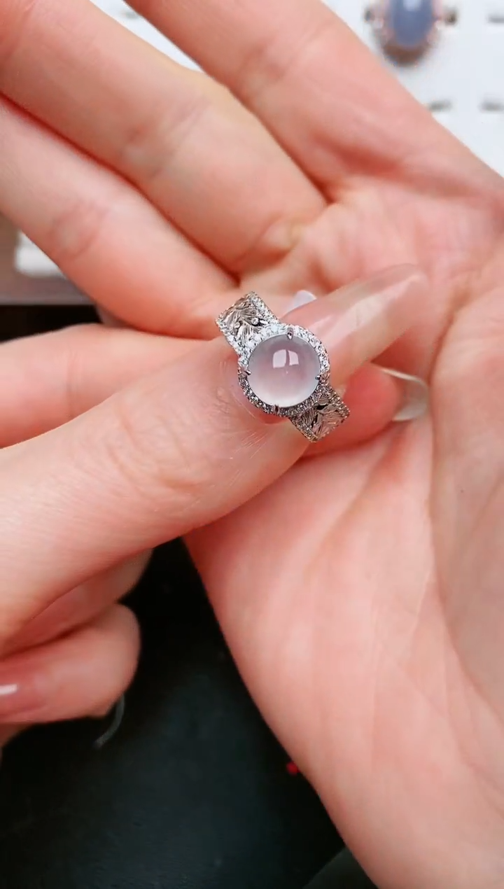 【闪购商品】翡翠戒指银S925镶嵌.....