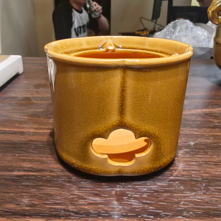 【叁山】赤金琉璃-梵山堂-海棠温茶炉（W0708）