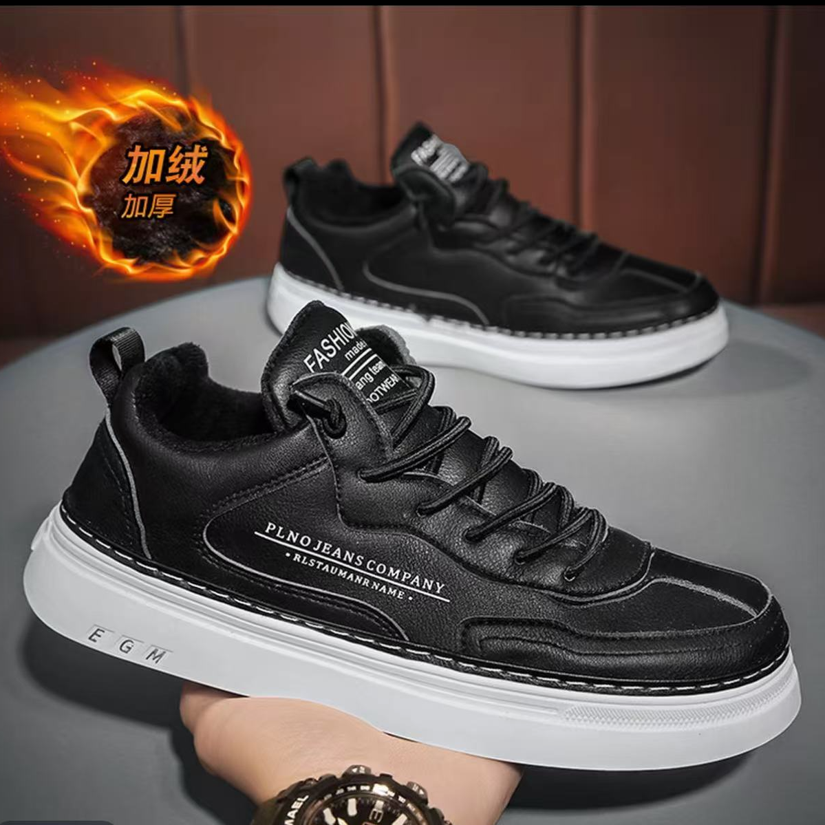 冬季加绒高端时尚潮流百搭男女休闲鞋Z1729【XY】