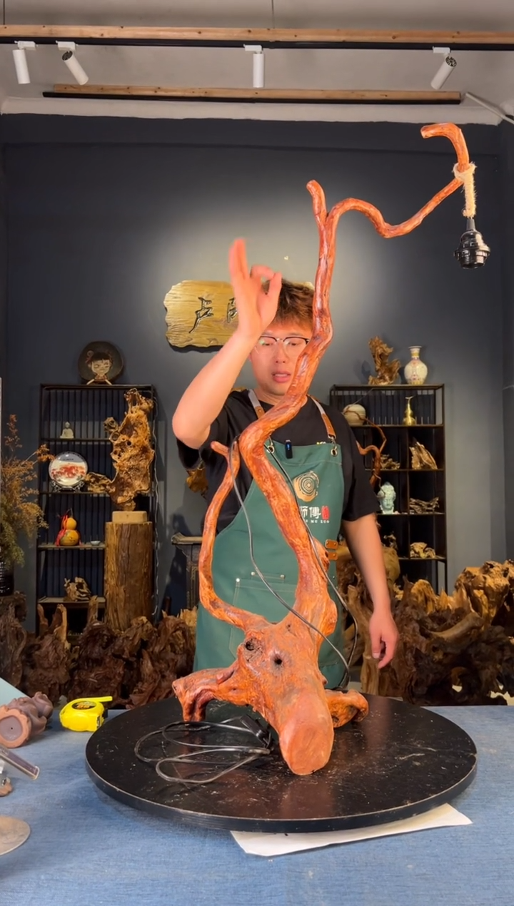 木 卢师傅根艺作品（不包含人物摆件）