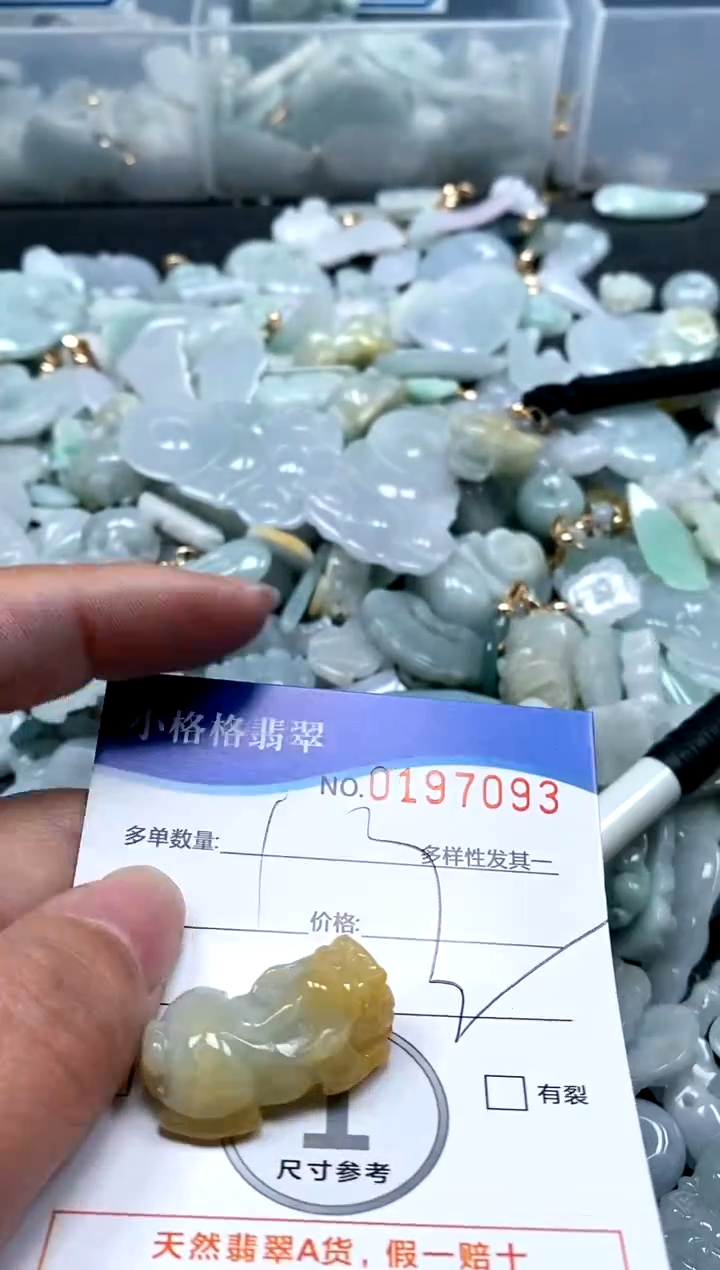 【闪购商品】翡翠颈饰未镶嵌闪购商品0197093