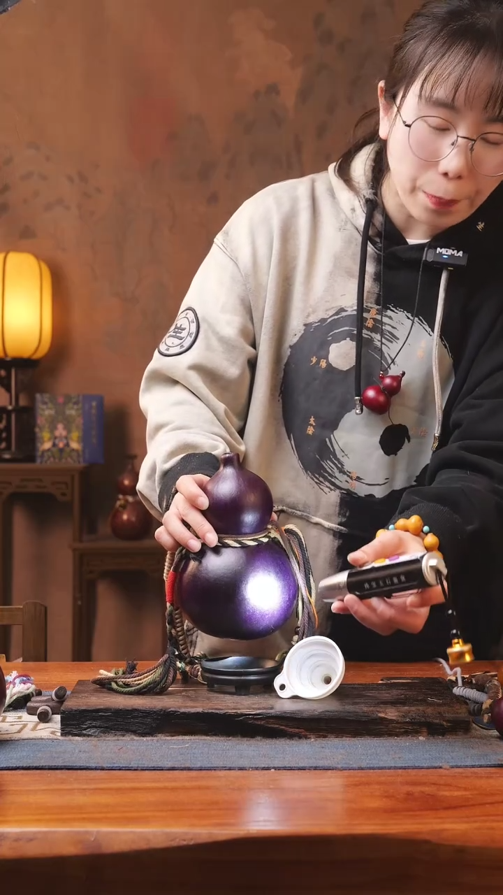 【闪购商品】474号精品大漆葫芦防腐防渗装水茶酒