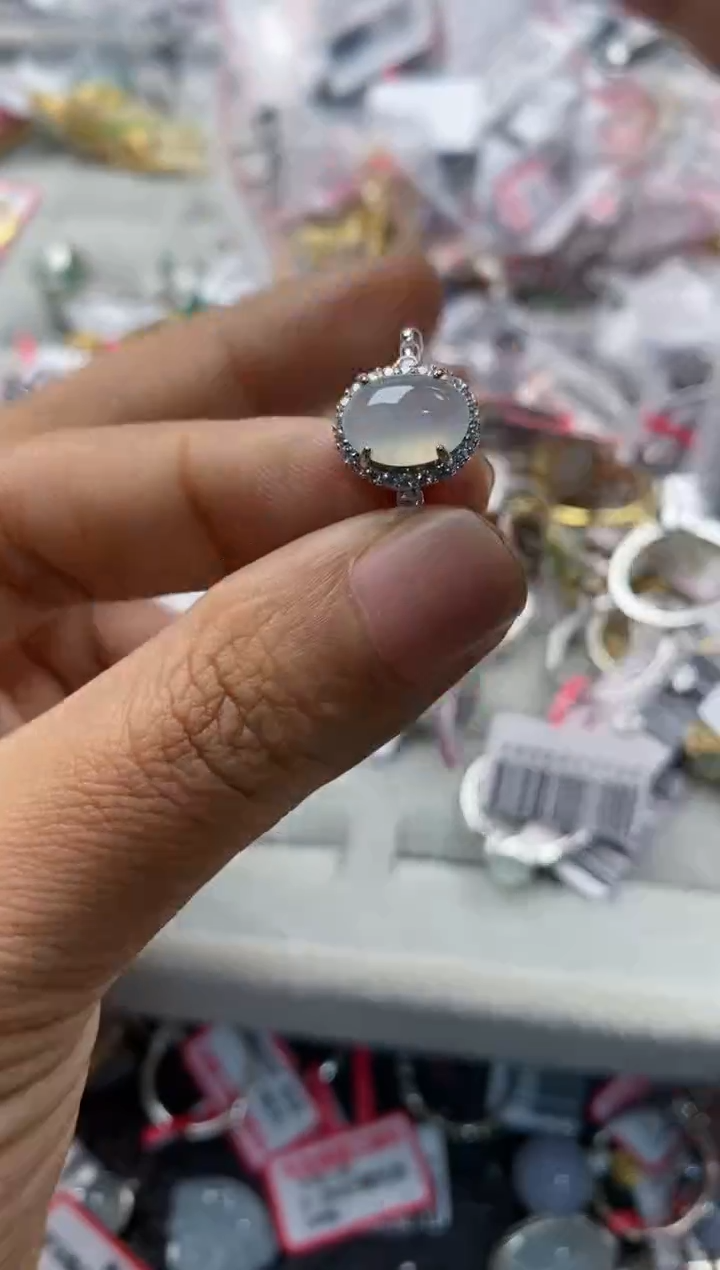 银S925镶嵌戒指翡翠12                4