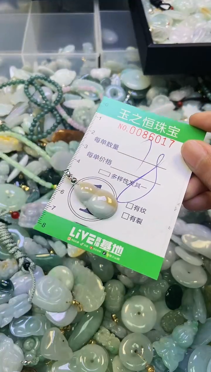 翡翠未镶嵌颈饰闪购0086017