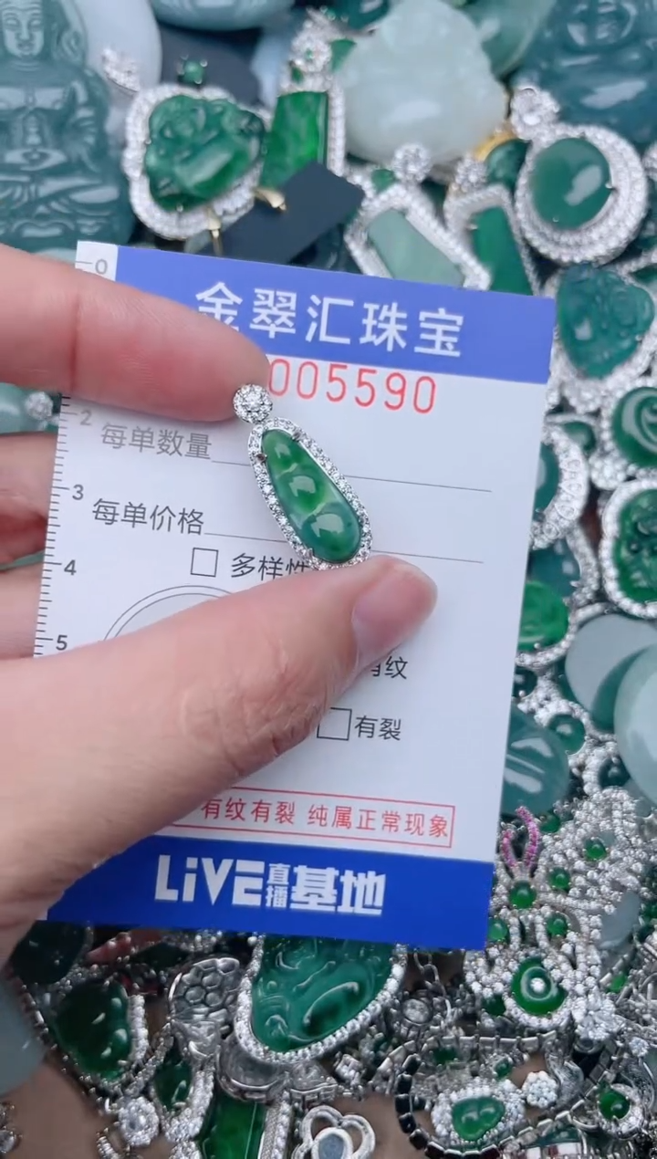 【闪购商品】翡翠颈饰未镶嵌5590.....1