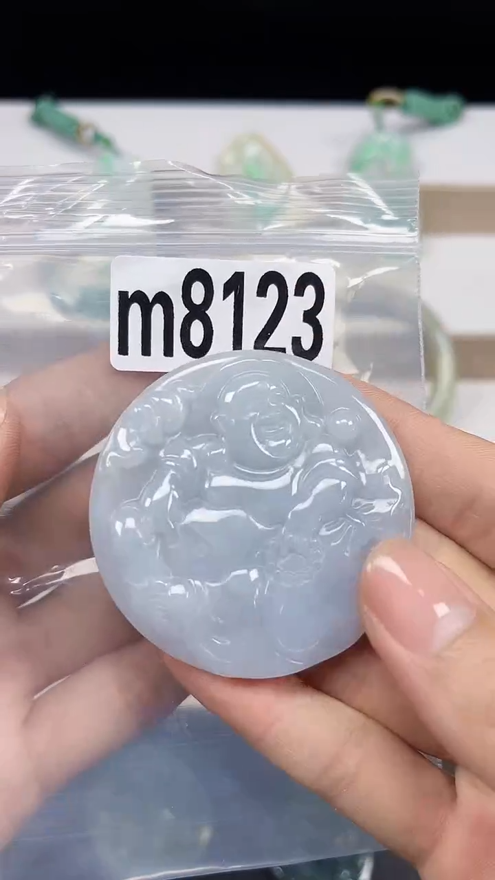 颈饰未镶嵌翡翠翡翠珠宝吊坠挂件