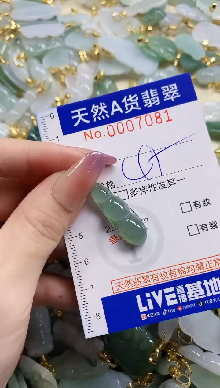 颈饰未镶嵌翡翠S*P天然A货翡翠