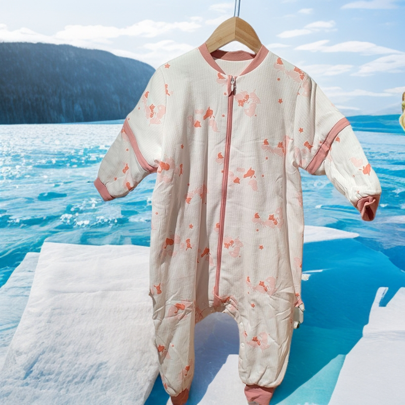 安然薄棉分腿睡袋儿童小孩