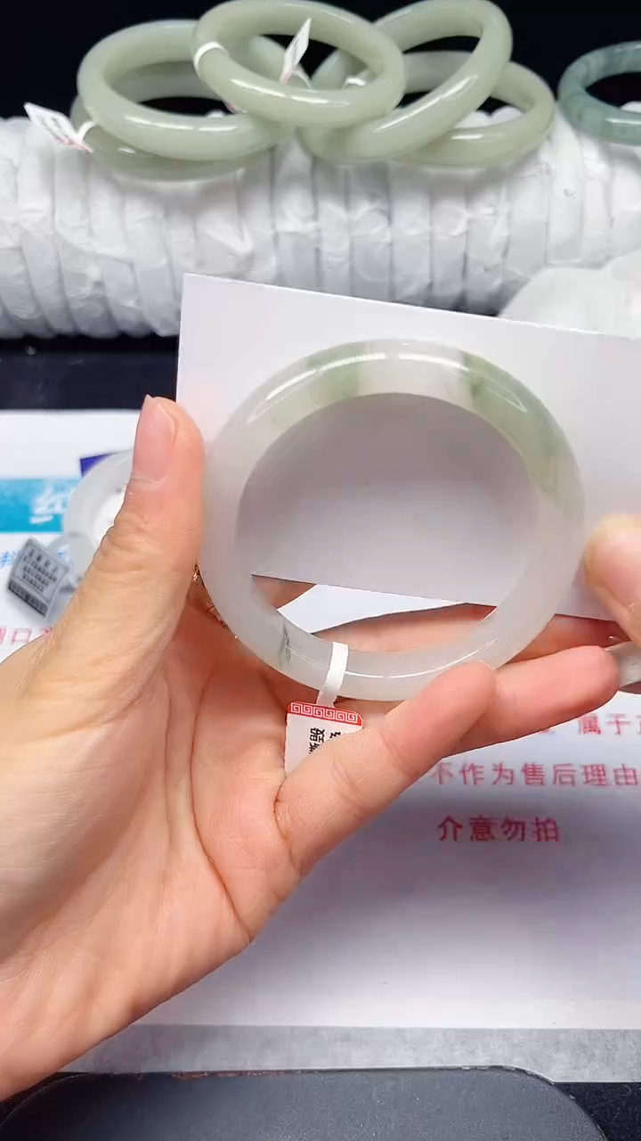 未镶嵌手镯石英质玉42-54/55