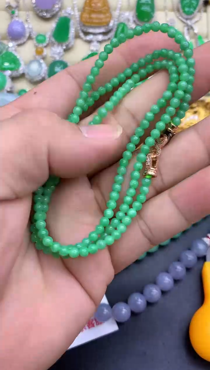 颈饰未镶嵌翡翠264-中国好珍宝