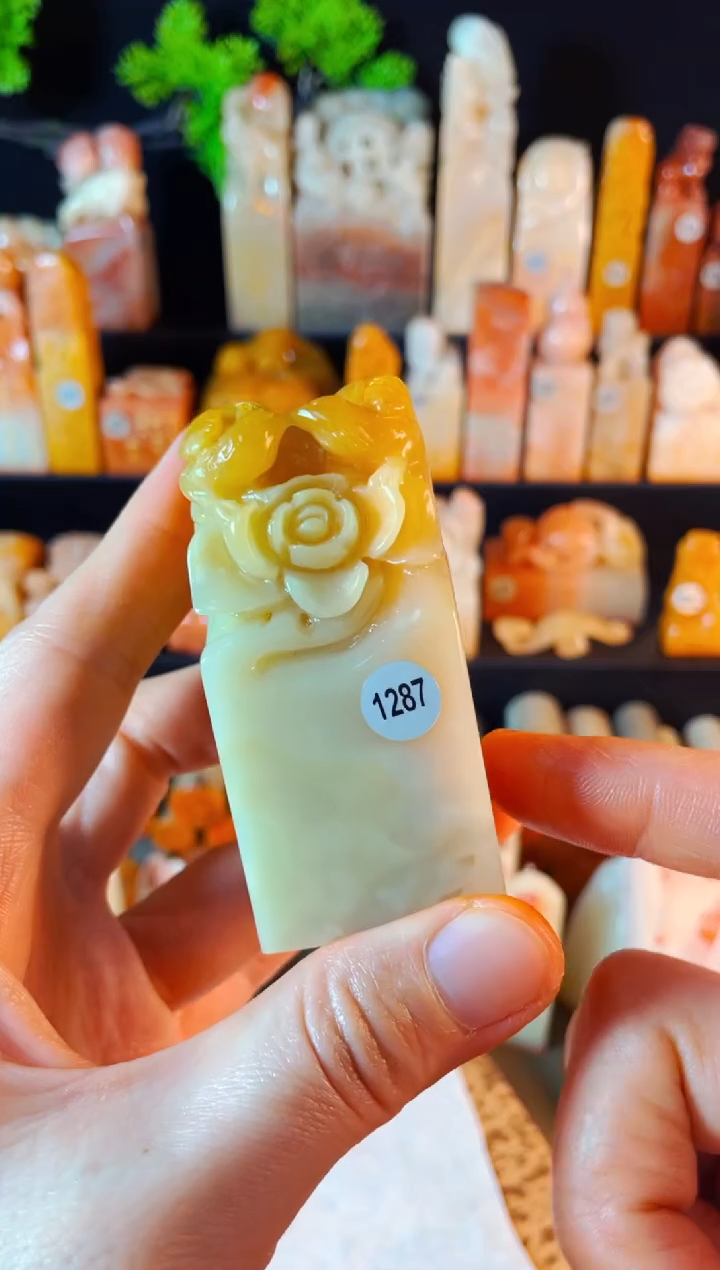 【闪购商品】老挝石印石手工篆刻《空章》不含篆刻