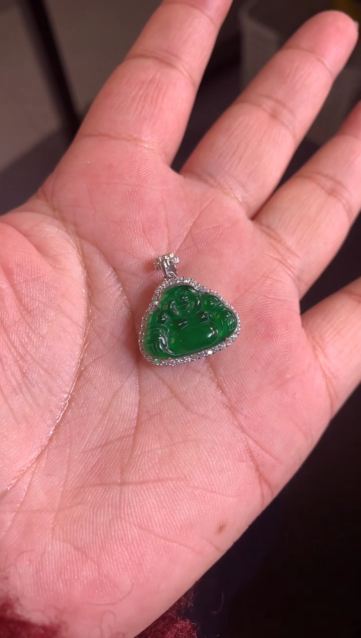 【闪购商品】翡翠吊坠(不含链)银S925镶嵌1