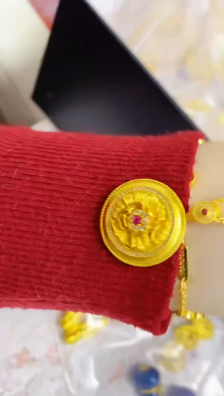 合金无022牡丹圆牌吊坠套装