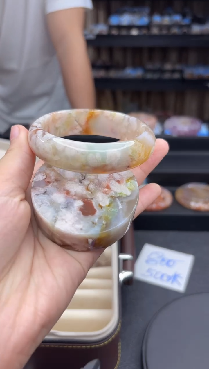 石英质玉未镶嵌手镯161（59圈赠送镯心）