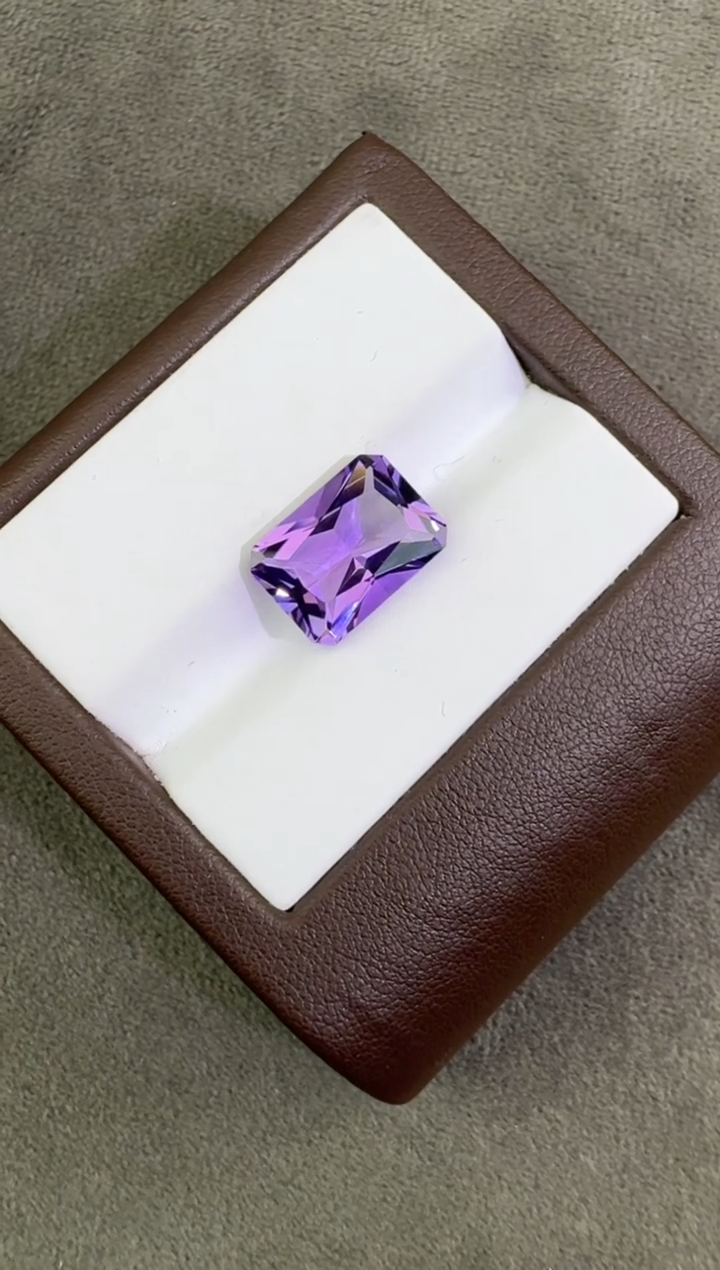 【闪购商品】紫晶珠宝半成品未镶嵌6.4ct