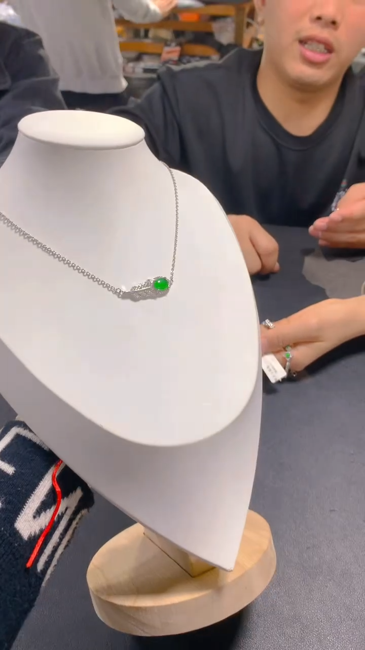 【闪购商品】翡翠吊坠(赠链)未镶嵌0044703666多样性发一