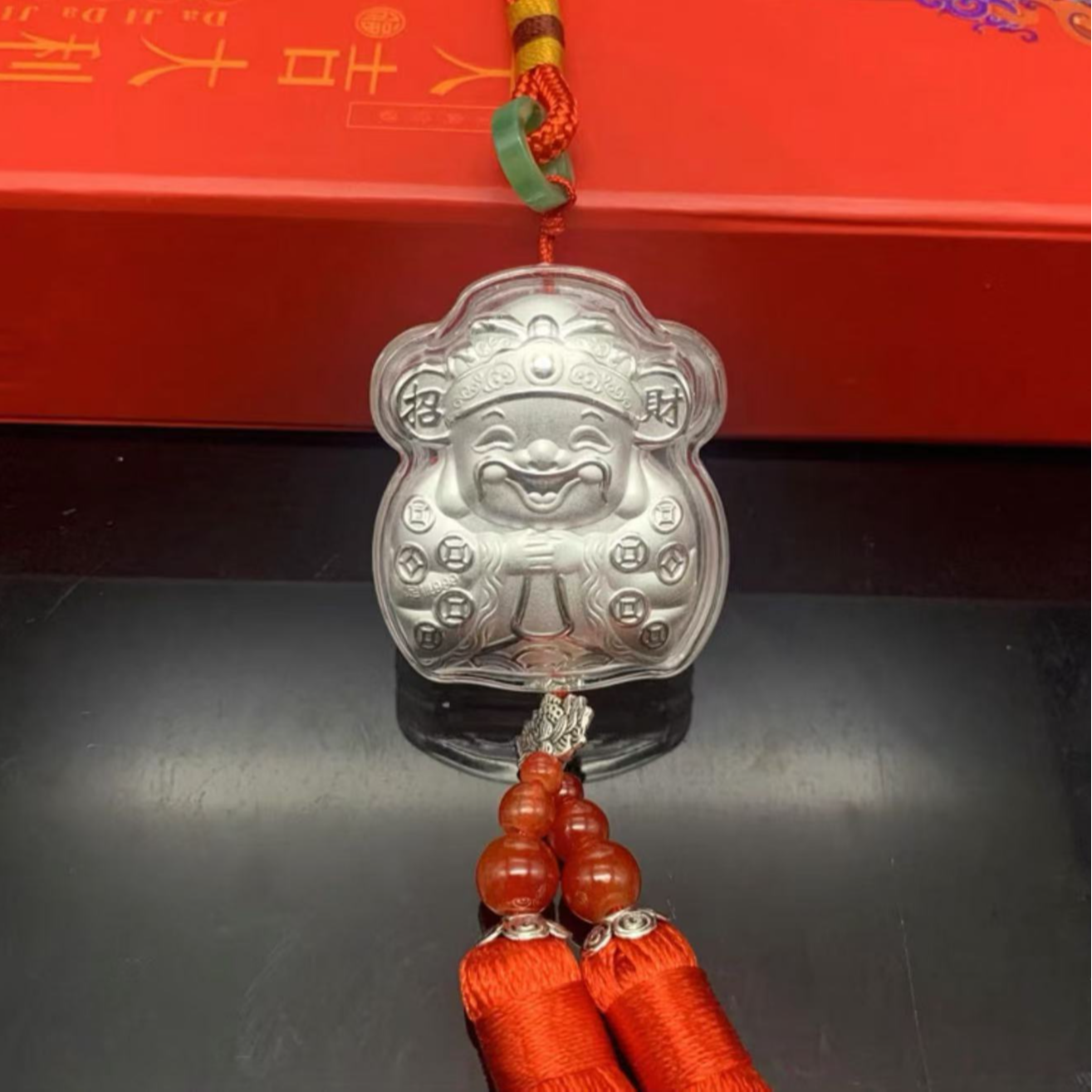 足银银制品 高奢限量款-足银财神挂件