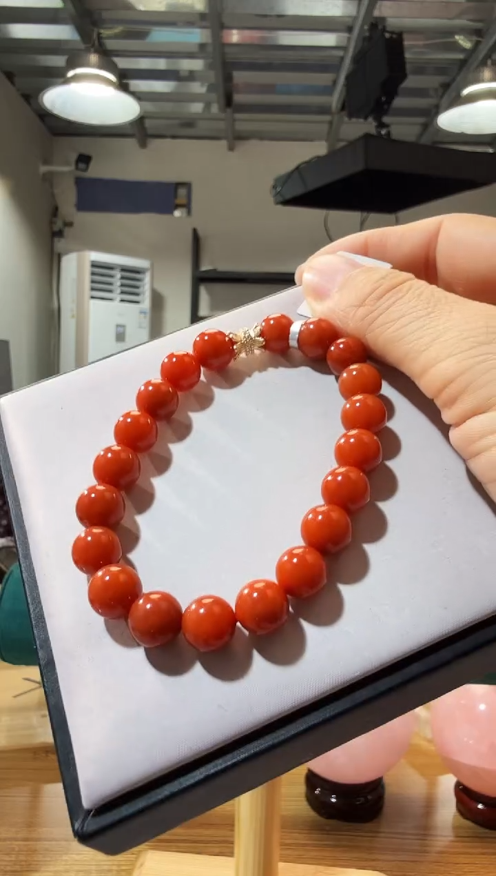 未镶嵌手链南红玛瑙优0576 约9mm