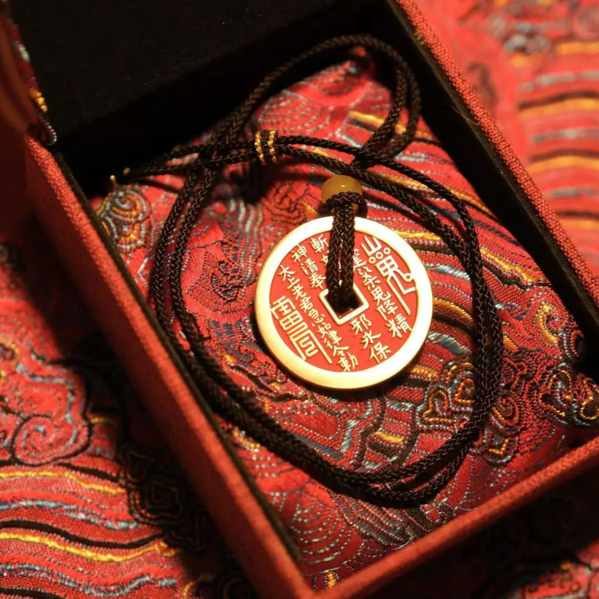 俊观内直发 手工制作 正宗山花 新中式挂件