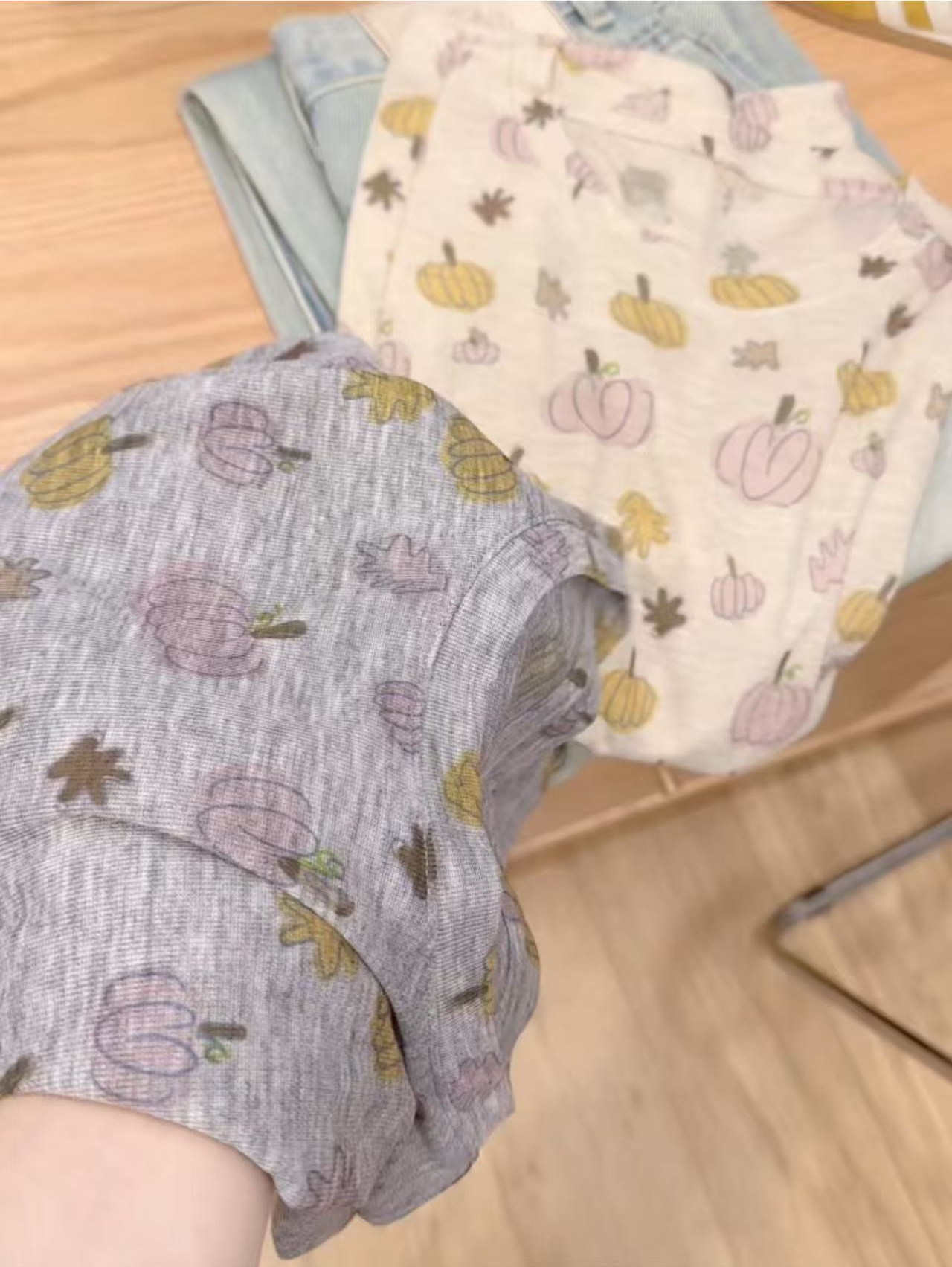 七言家巨好看！“南瓜糖”晕染柔软短袖8