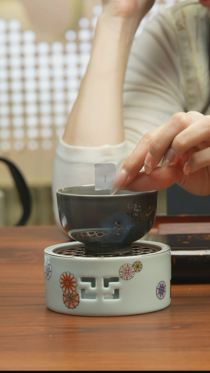 【闪购商品】禾器定制柴烧杯小鸟