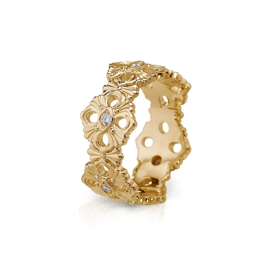 95新 BUCCELLATI/布契拉提 柚礼中古 /18k金戒指