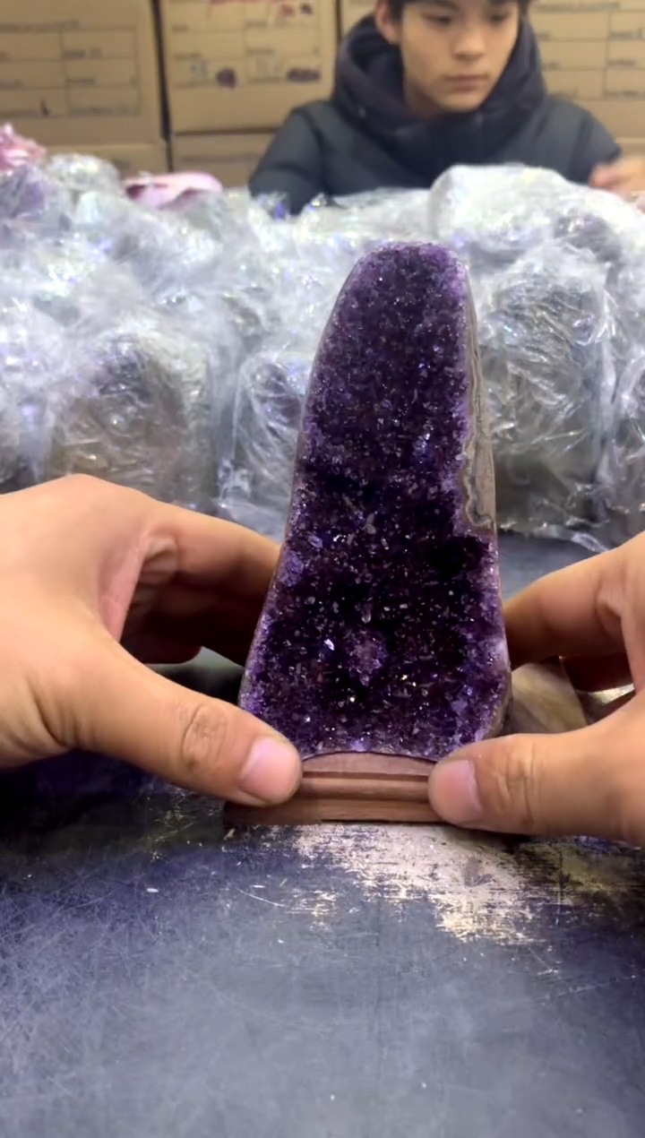 【闪购商品】水晶摆件未镶嵌天然紫水晶摆件300