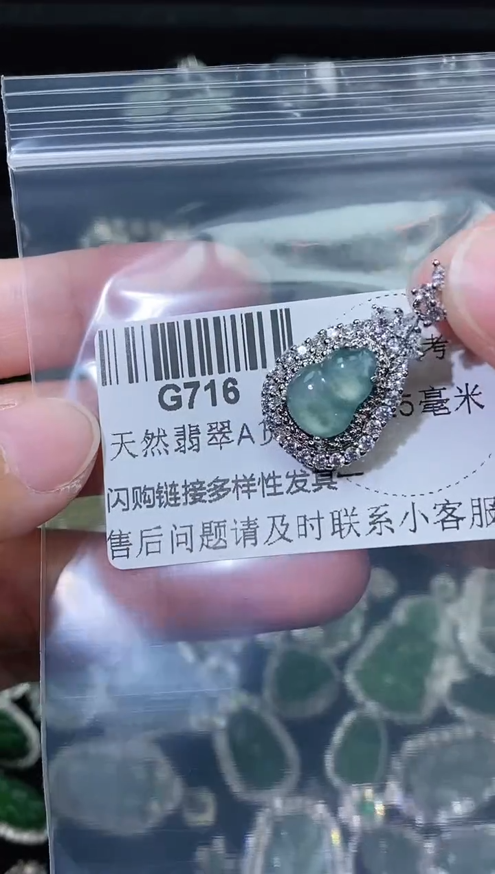 翡翠未镶嵌颈饰精美翡翠-多样性只发一件G716