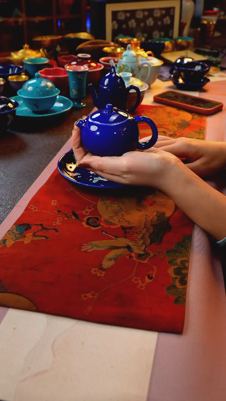 茶杯紫砂【宜景窑系列】壶