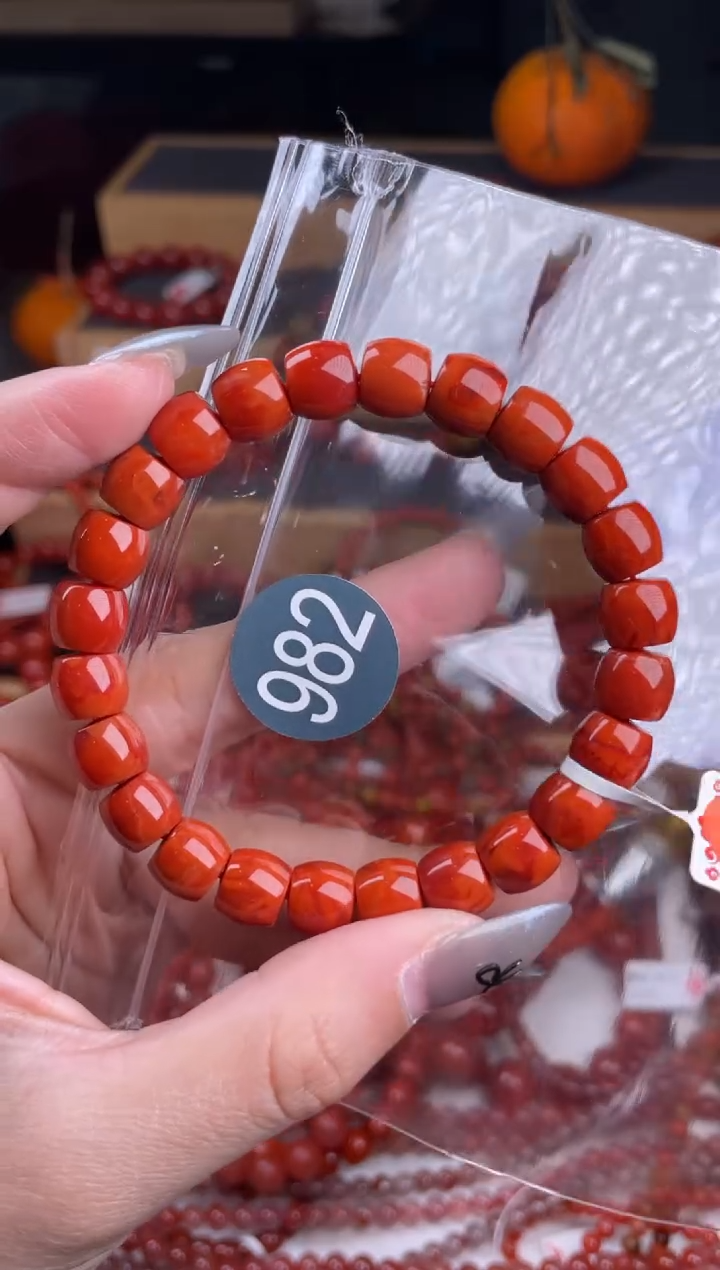 【闪购商品】南红玛瑙珠宝奇石合金982-9+