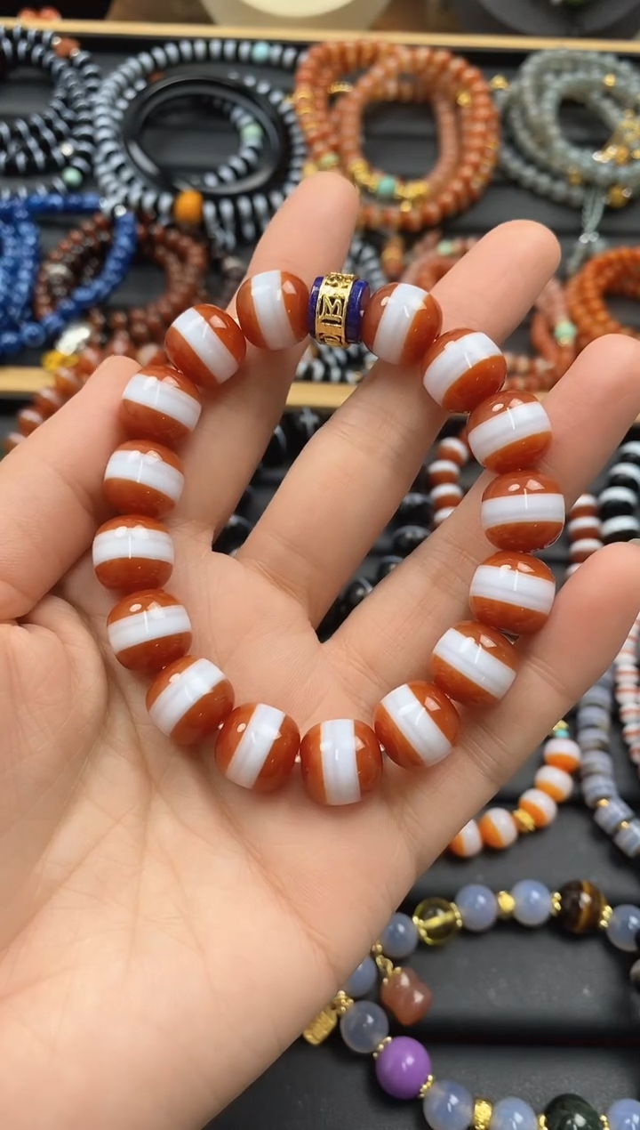【闪购商品】玛瑙/玉髓手串未镶嵌手串