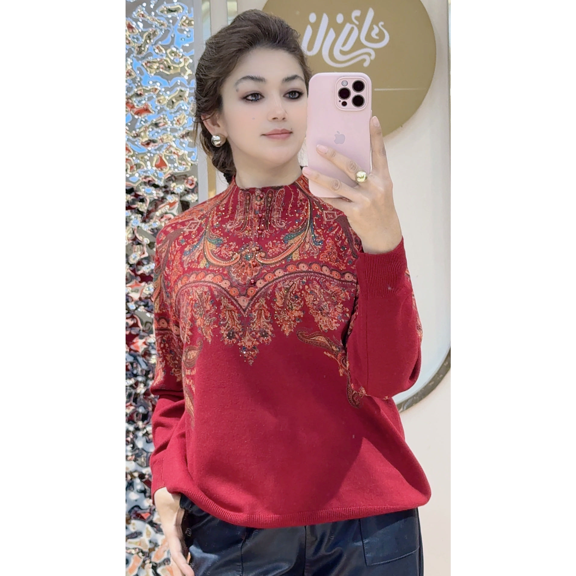 9845常规款女装长袖秋冬时尚绣花