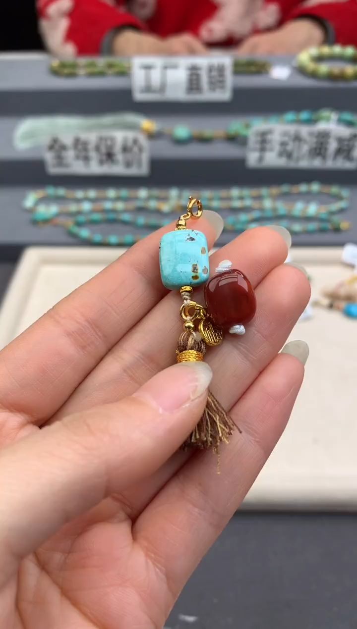 未镶嵌提溜南红玛瑙茜.D133