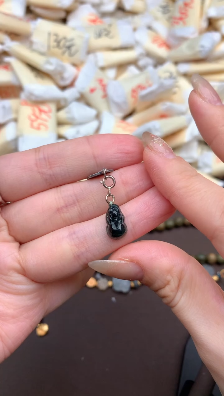 【闪购商品】翡翠挂件银S925镶嵌—