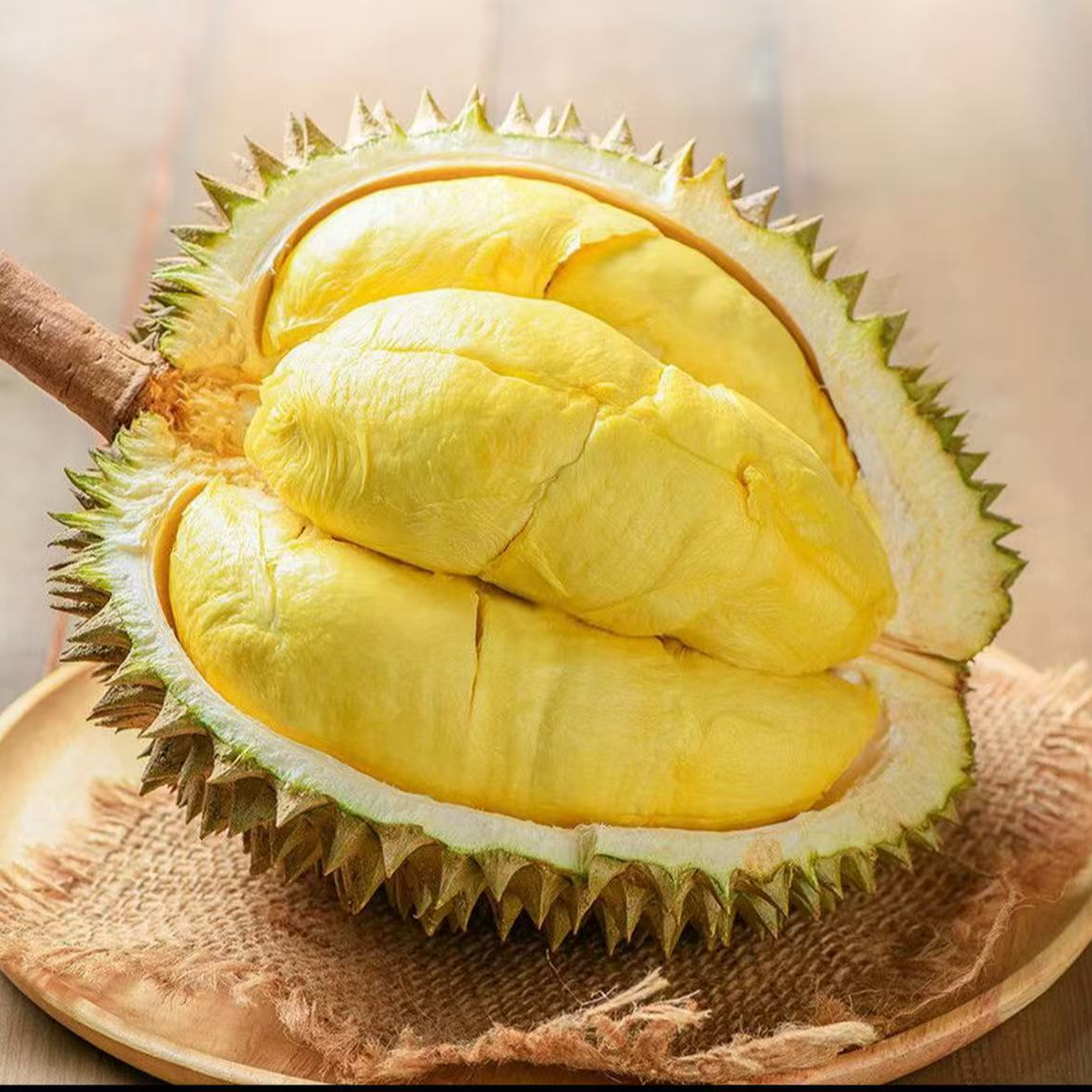 【主播补贴109】泰国进口自然树熟金枕头榴莲鲜果新鲜果顺丰空运带壳鲜果发货3~4斤核小厚肉金枕泰国东部