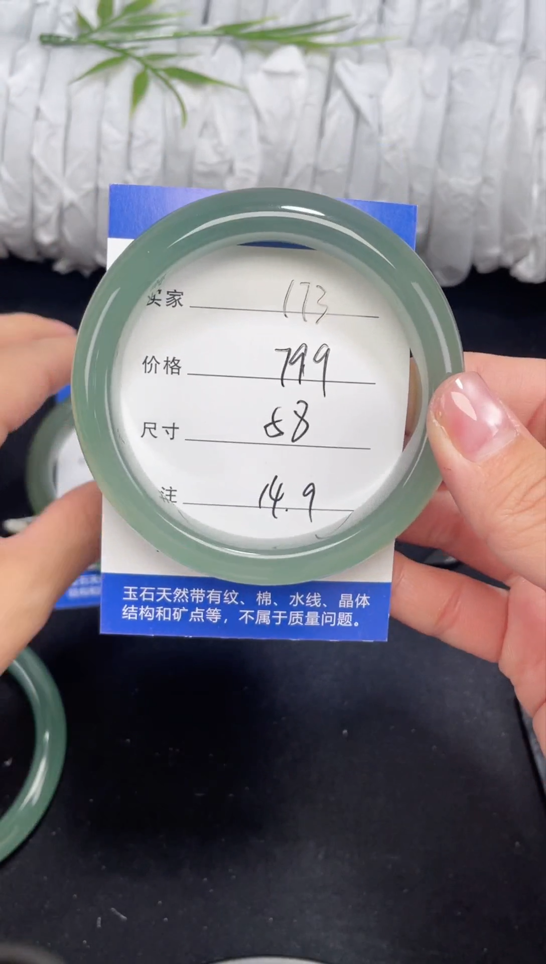 未镶嵌东陵玉石英质玉173 58