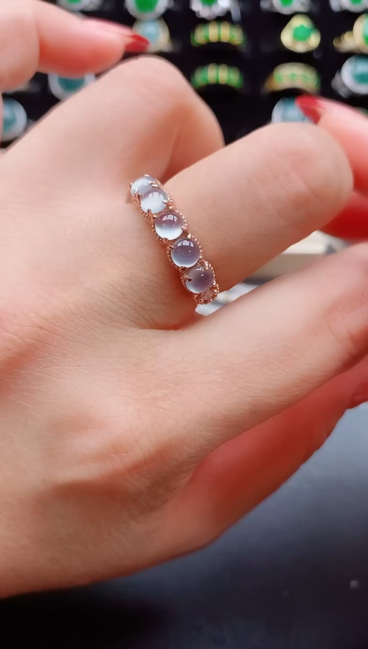 【闪购商品】翡翠戒指银S925镶嵌321321