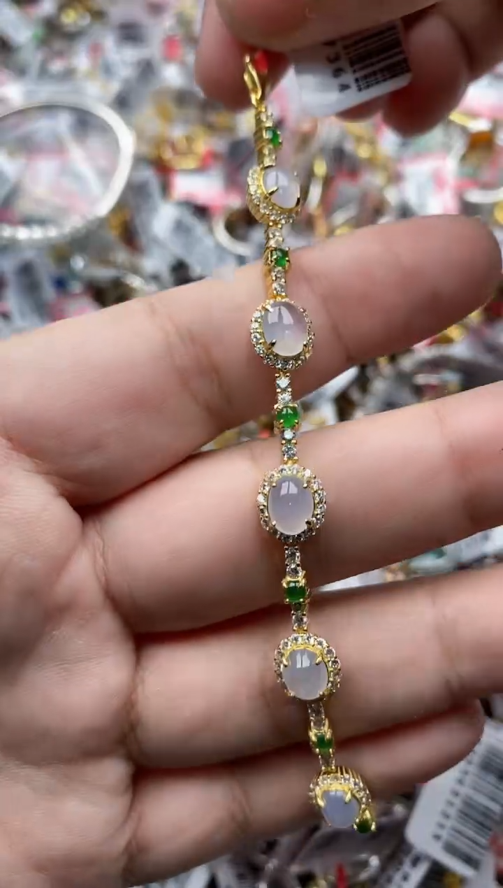 【闪购商品】翡翠戒指银S925镶嵌22222---10