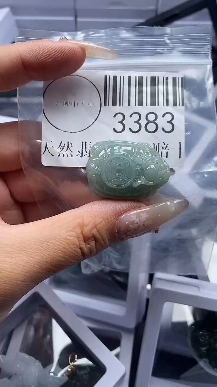 颈饰未镶嵌翡翠3383