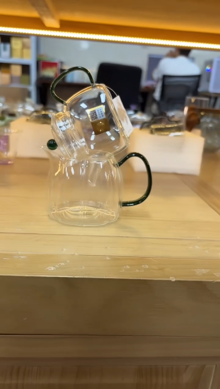 禾器-言卿壶-墨绿色+倾妍茶海墨绿色