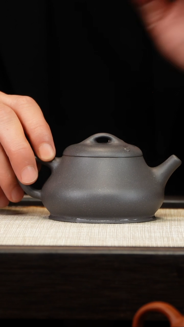 茶壶紫砂天青柱瓢180