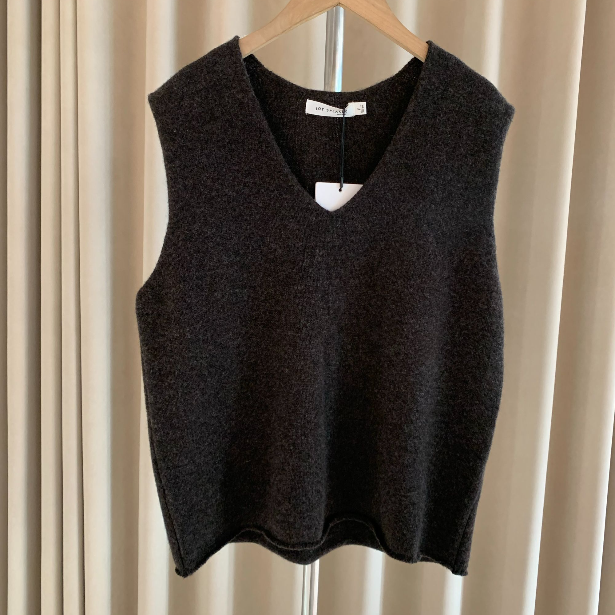 【JS195】纯色毛衣针织秋冬厚款透气V领衫女款