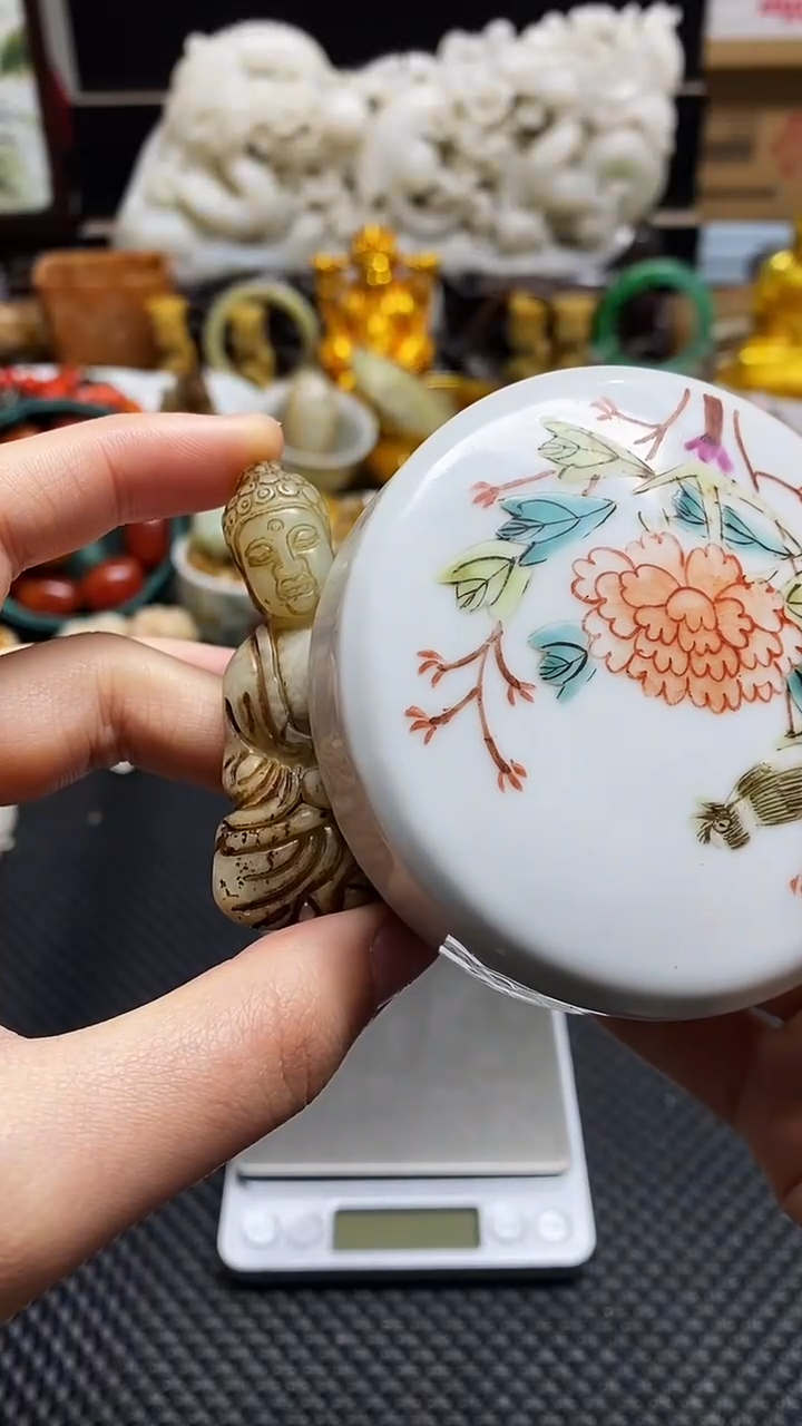 【闪购商品】瓷片瓷片瓷器 摆件1个