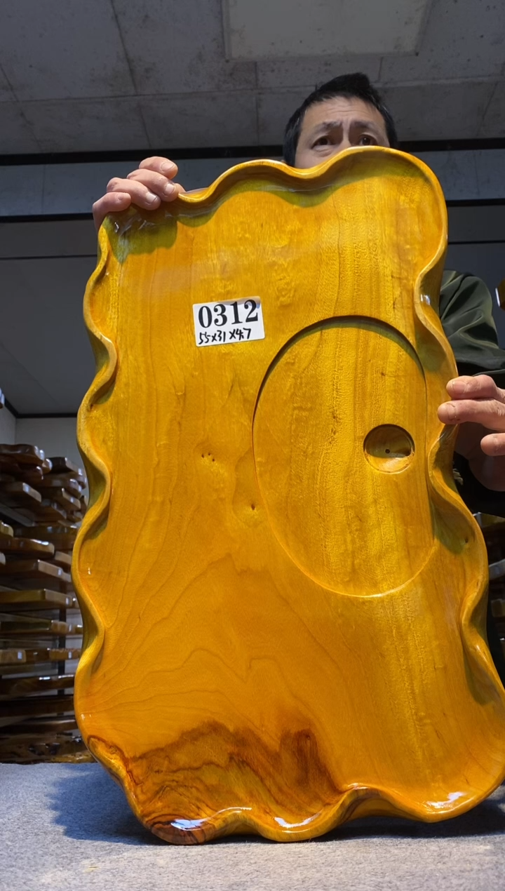 实木茶盘 一物一拍（不含配件）