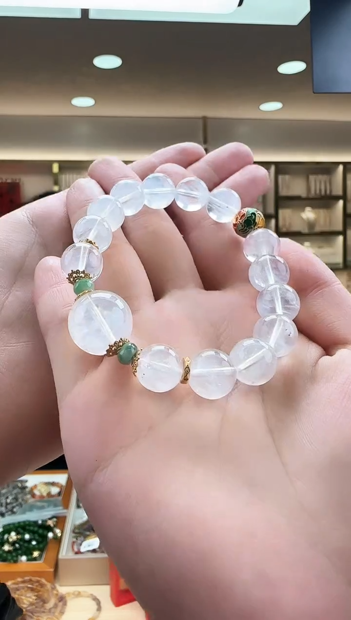 【闪购商品】水晶篮针手串库存有限售完即止未镶嵌 